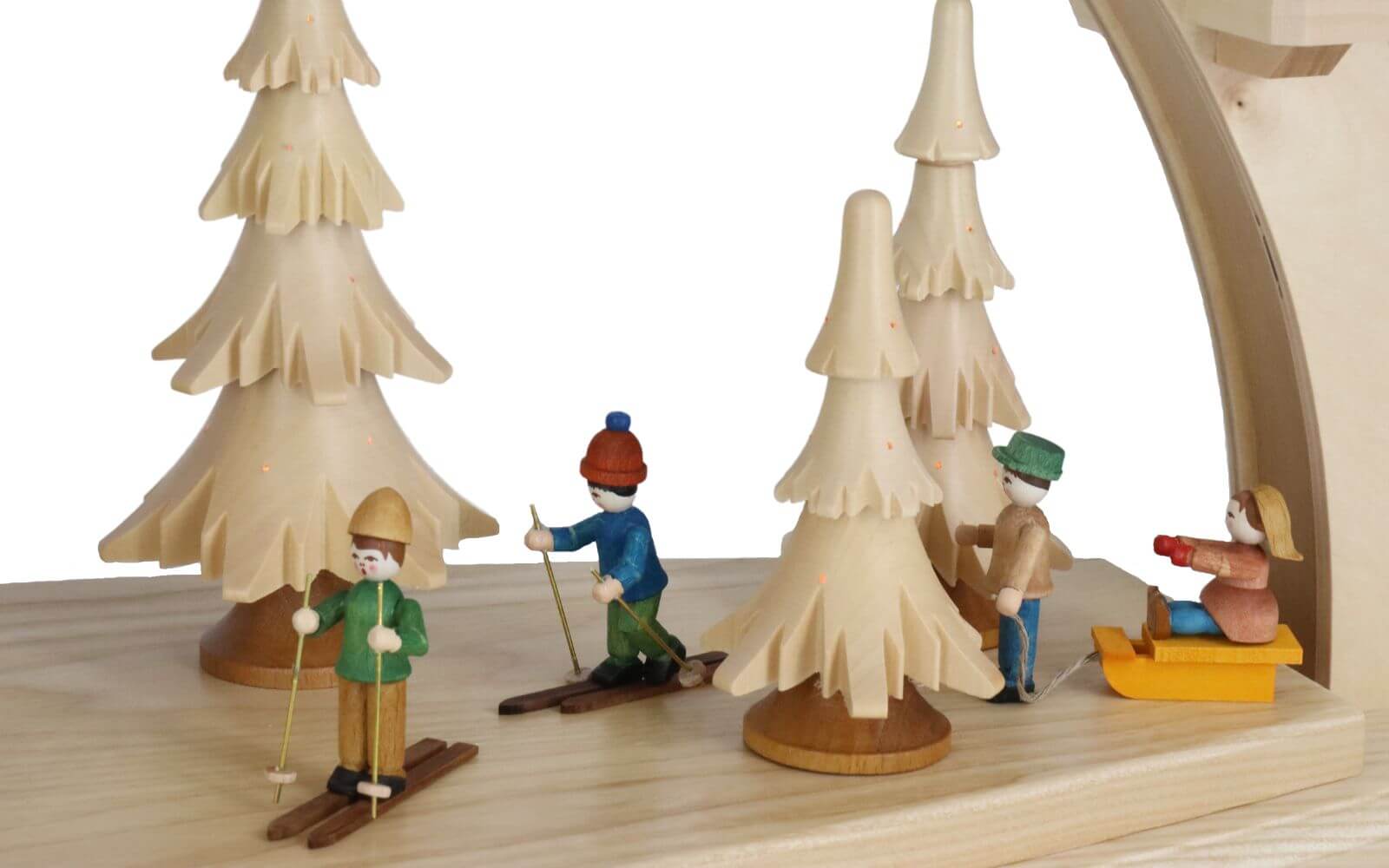 Candle arch Christmas forest with Advent house, 80 cm by Richard Glässer_8