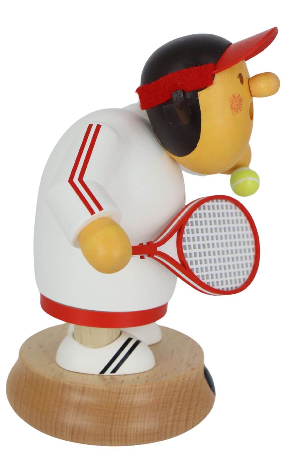 Smoking man Müllerchen® tennis player, 16 cm by Müller Kleinkunst_3