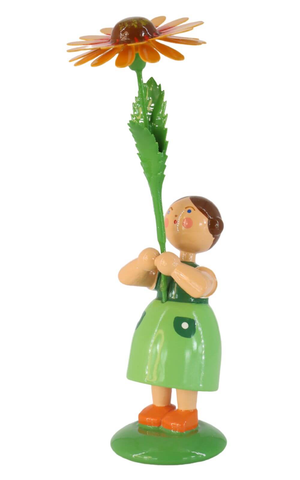 Flower girl with cockade flower, 12 cm by HODREWA Legler