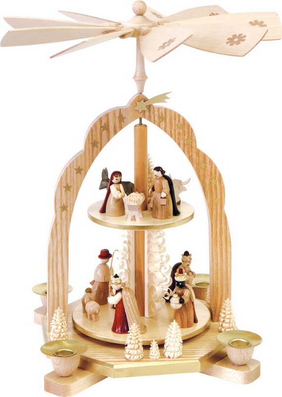 Christmas pyramid Holy Family, 31 cm by Richard Glässer_picture1
