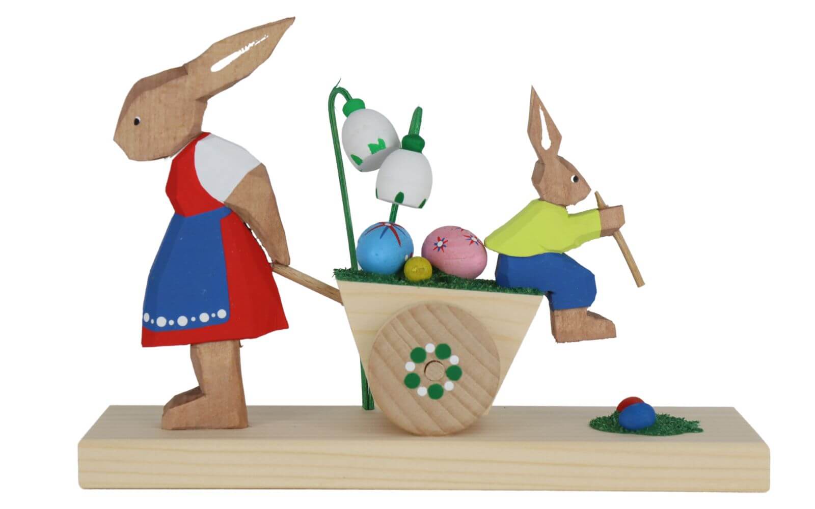 Easter bunny woman with cart and child by Bettina Franke_3