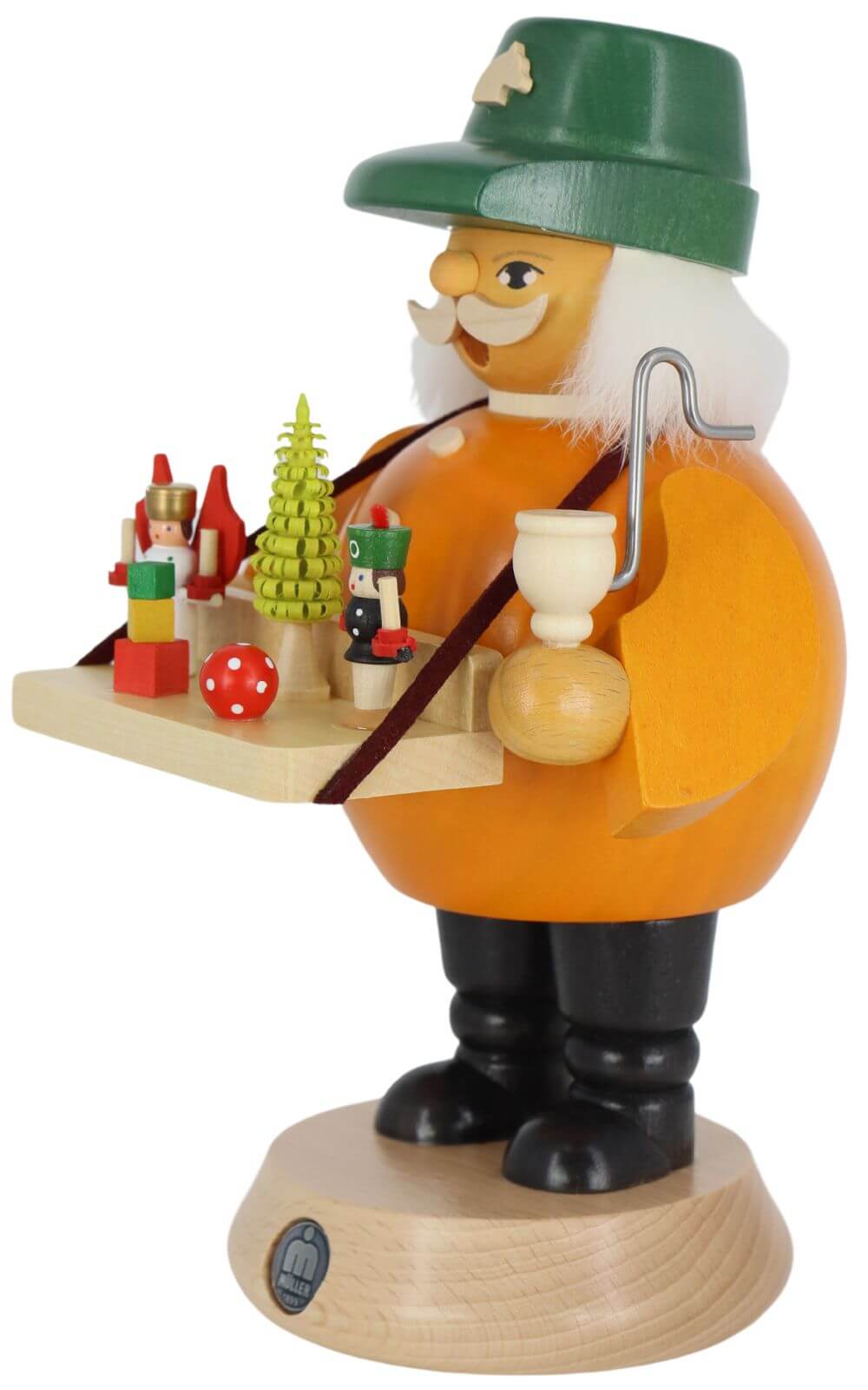 Smoking man toy salesman, 19 cm by Müller Kleinkunst_2