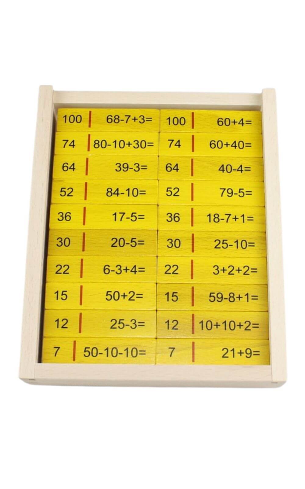 Calculation domino 1 to add and subtract, 40 parts by Ebert GmbH_pic3
