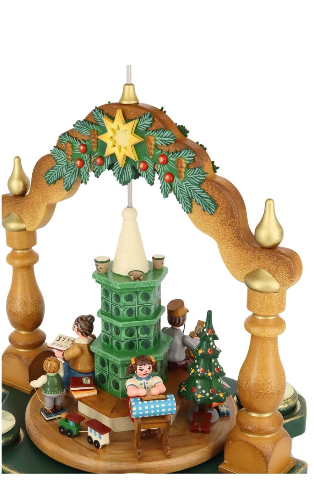 Christmas pyramid Grandma's Christmas parlor by Hubrig Volkskunst_4
