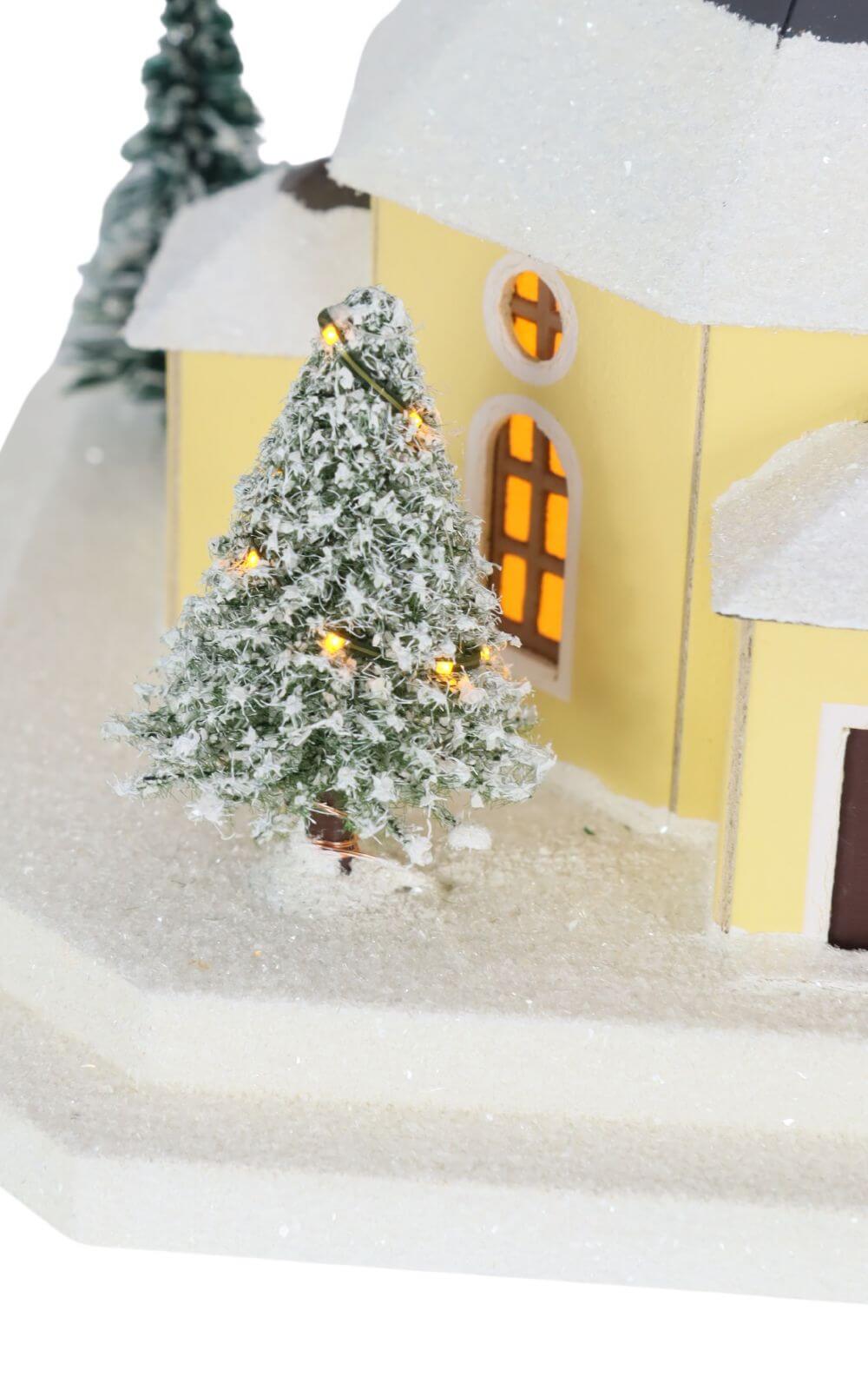House of lights Seiffen church, 21 cm by Birgit Uhlig_3