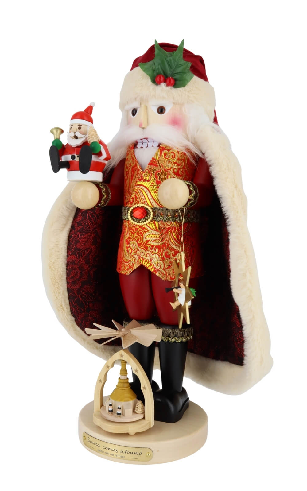 Nutcracker SANTA COMES AROUND – Part 1, 17.7 in / 45 cm by Steinbach_2