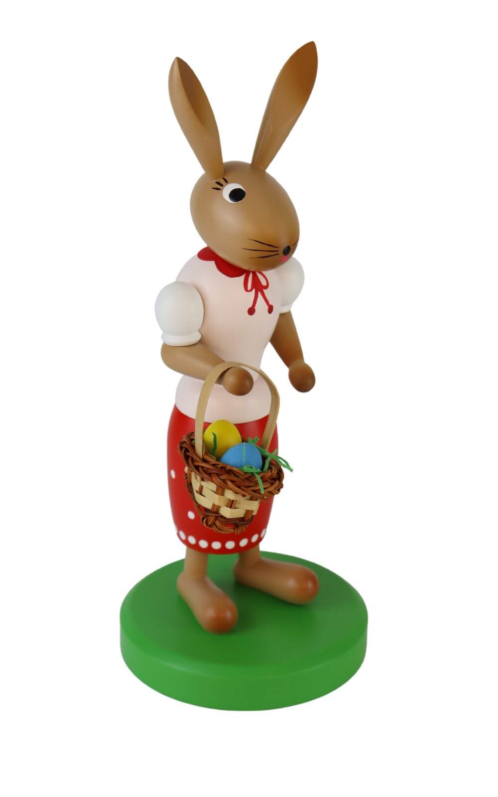 Easter Bunny - Bunny with egg basket, 28 cm by SEIFFEN.COM_1