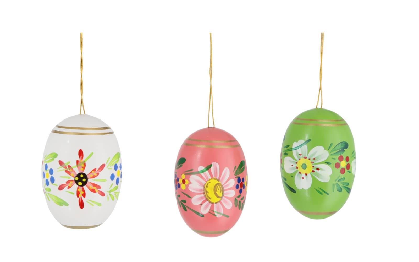 Easter Eggs with flowers, 6 parts_1