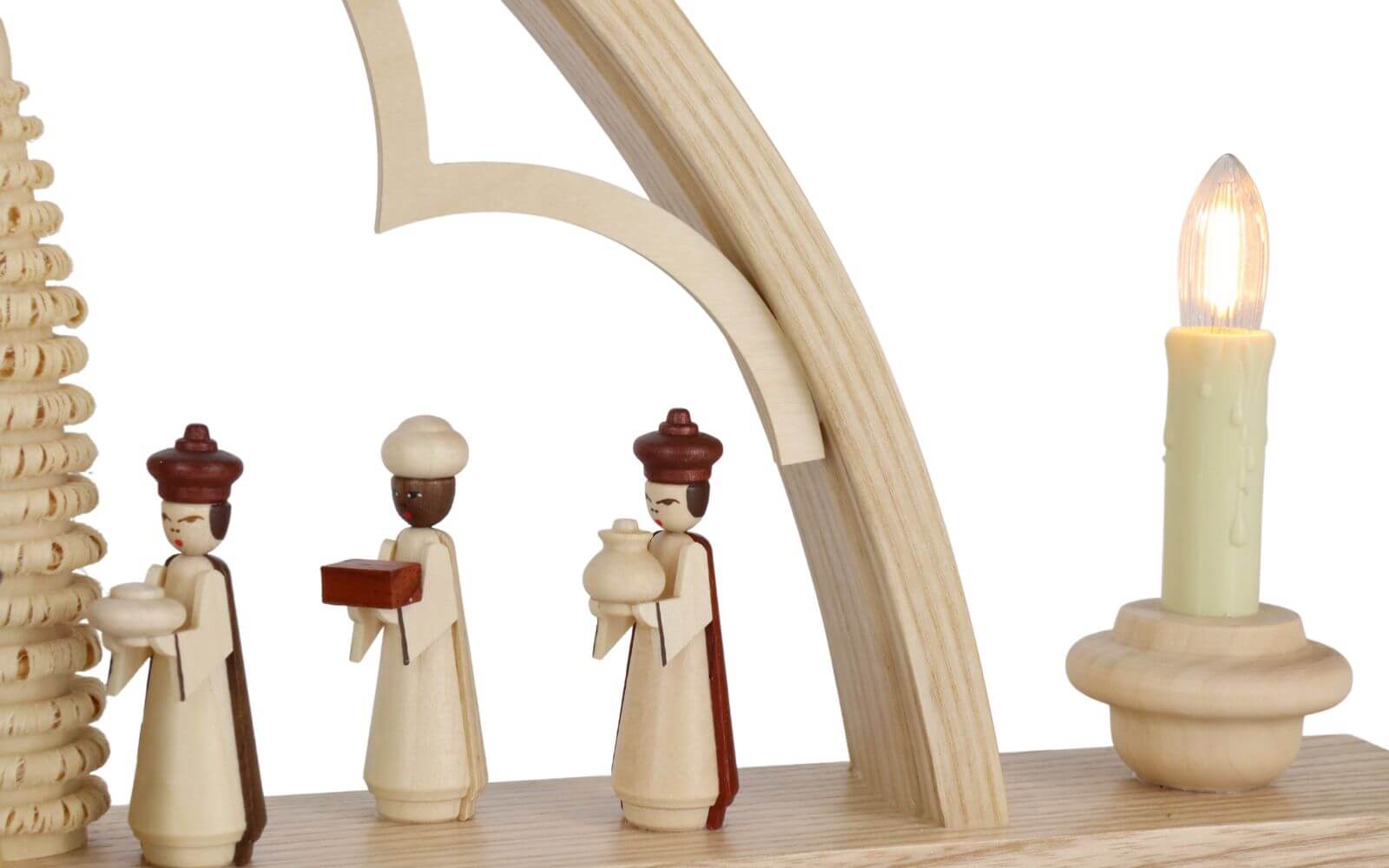 Candle arch Nativity with crib, 57 cm by Müller Kleinkunst_3