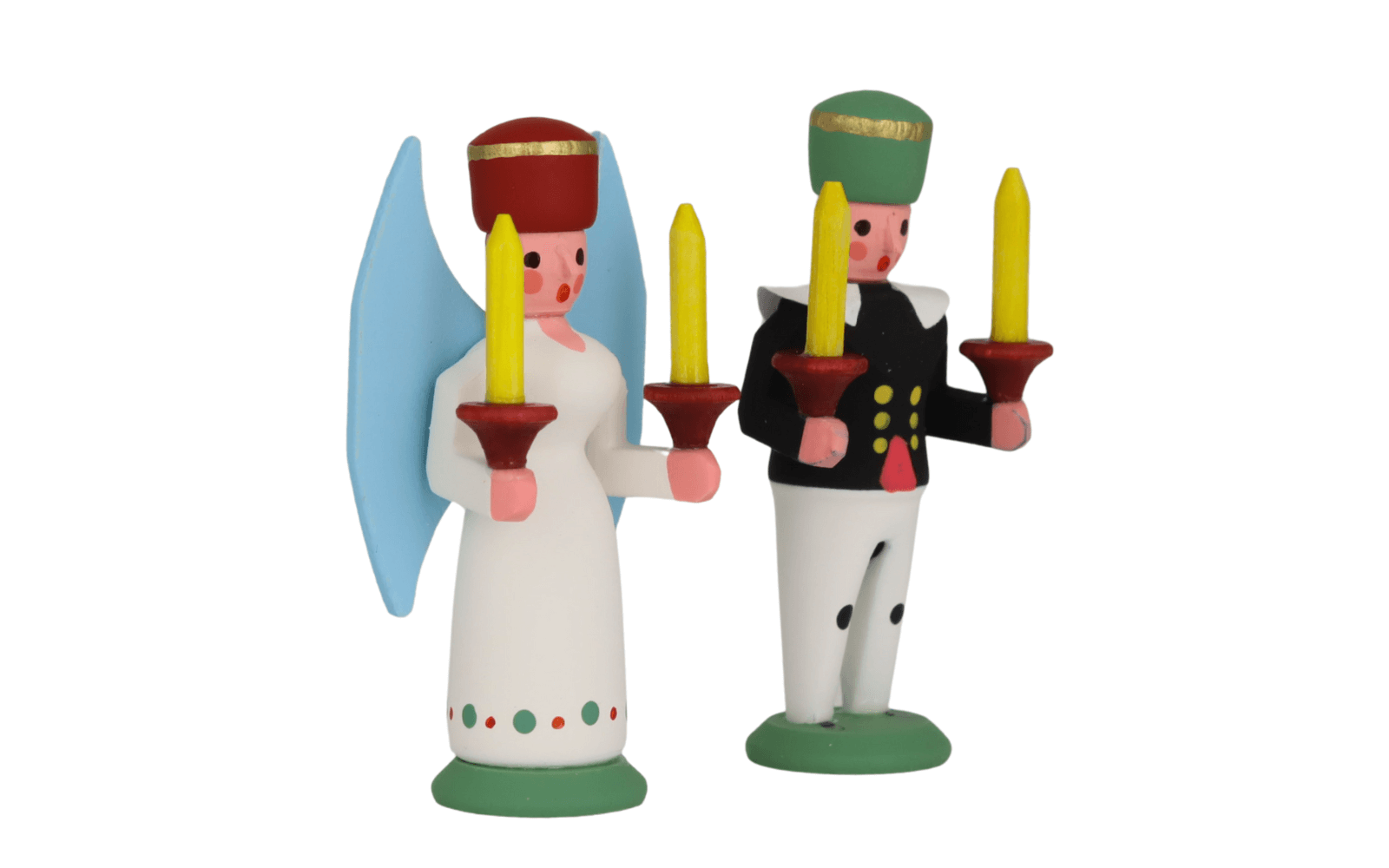 Miniature angel and miner, 2 inch from SEIFFEN.COM_2