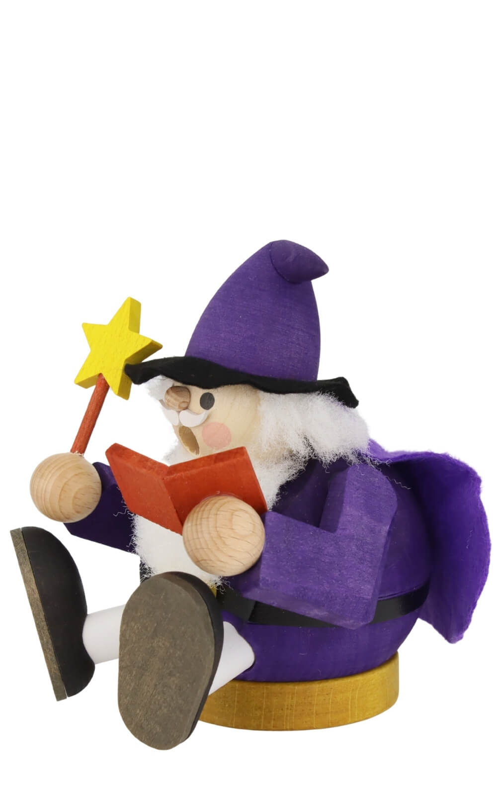 Räuchermännchen Magier sitzend, 13 cm von Richard Glässer