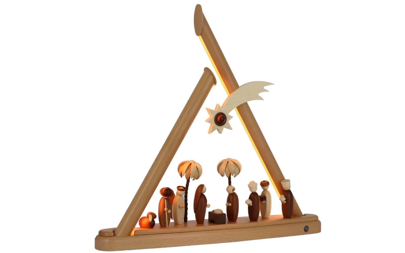 Modern light triangle Holy Family, nature by Müller Kleinkunst_3