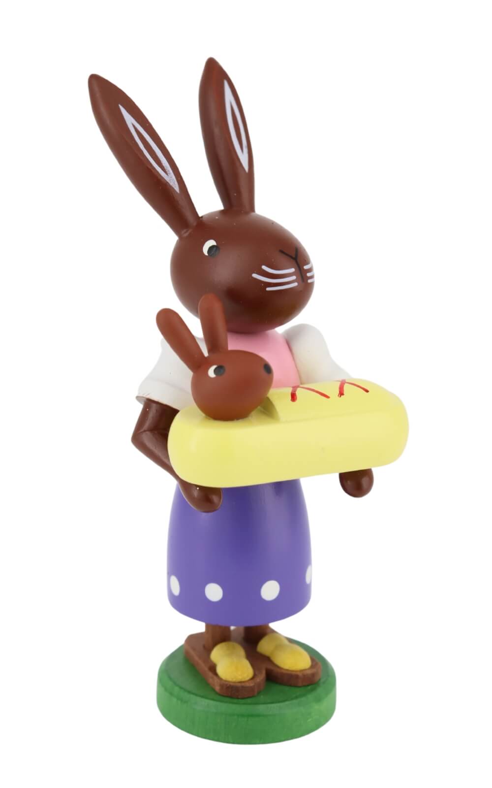 Easter bunny with baby, 9 cm by Thomas Preißler_1