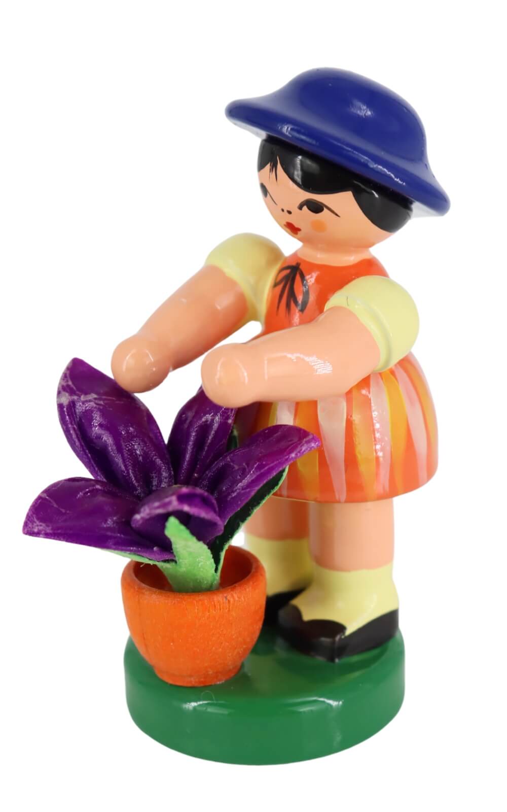 Miniature flower girl, orange/blue by Figurenland Uhlig GmbH_2