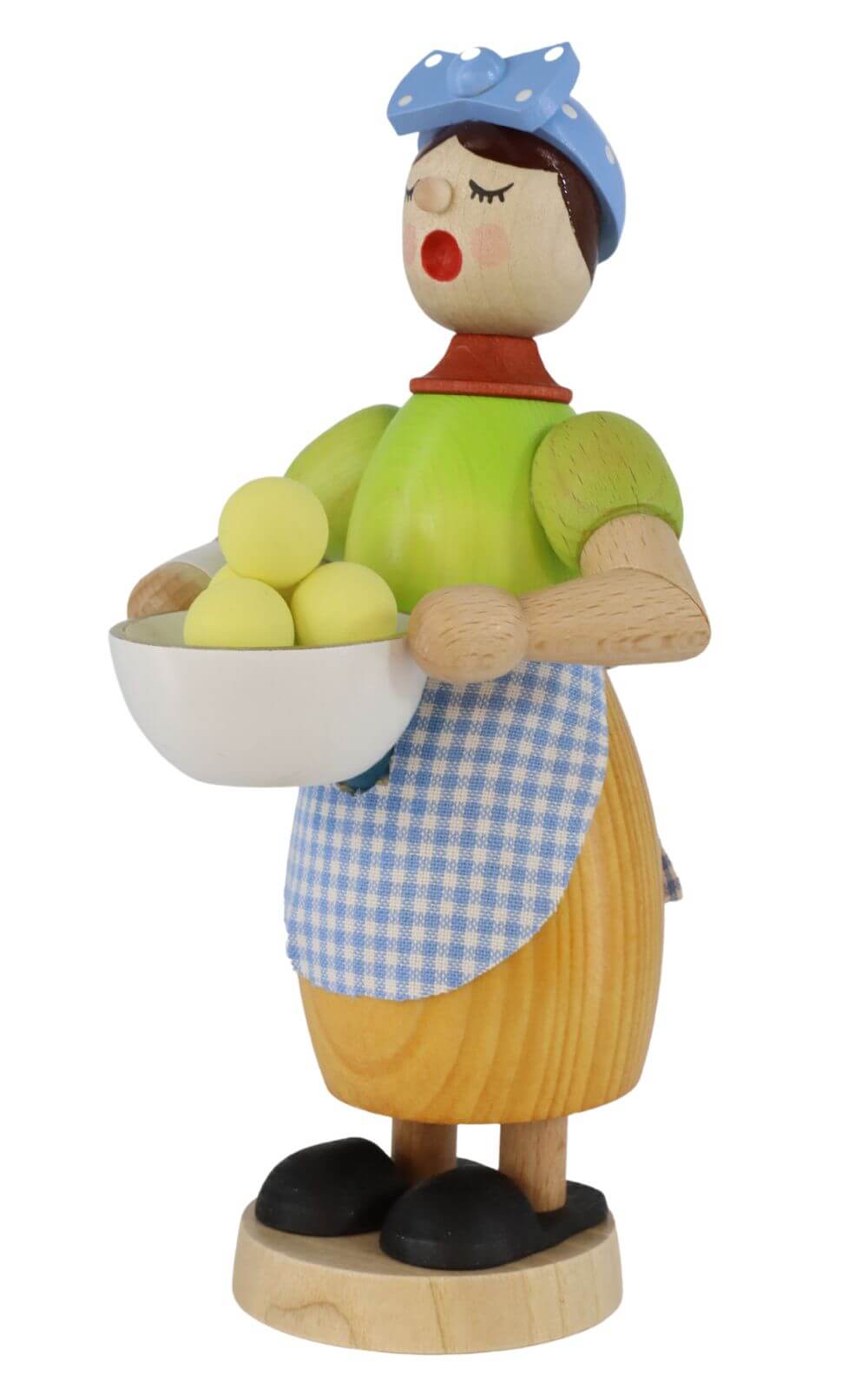 Smoking man dumpling woman, 17 cm by Richard Glässer_picture2