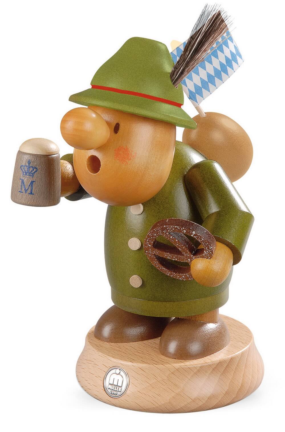 Smoking man Müllerchen Bayer from Müller Kleinkunst
