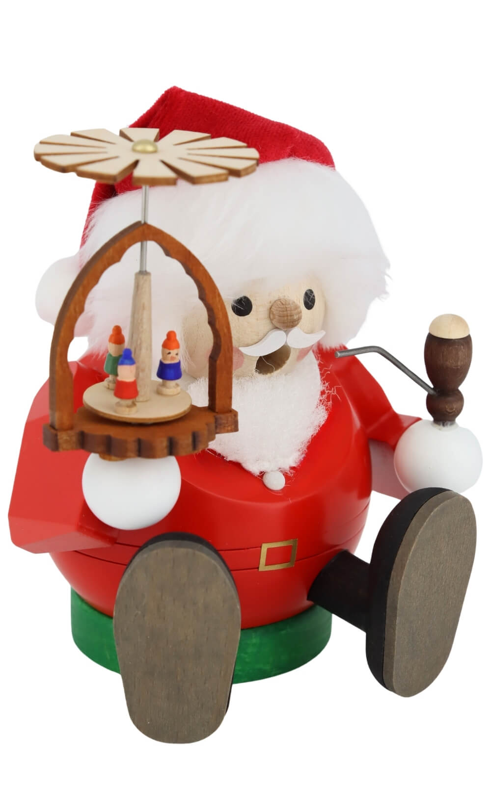 Smoker figurine – Santa Claus with pyramid by Richard Glässer_2
