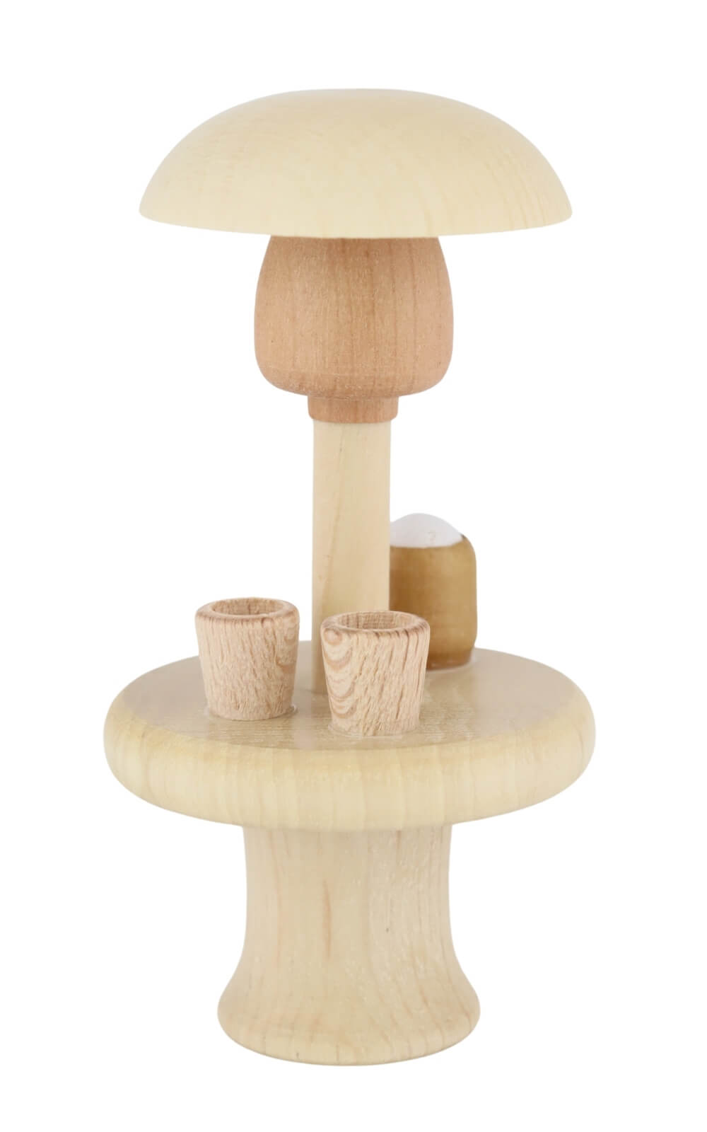 Wärmepilz (Warming Mushroom) with Table, natural by Romy Thiel_2