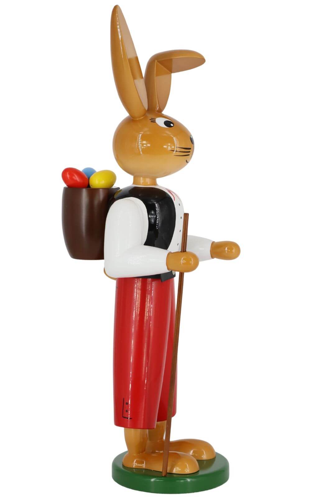 Easter bunny wanderer, 57 cm by Holzkunst Gahlenz_2