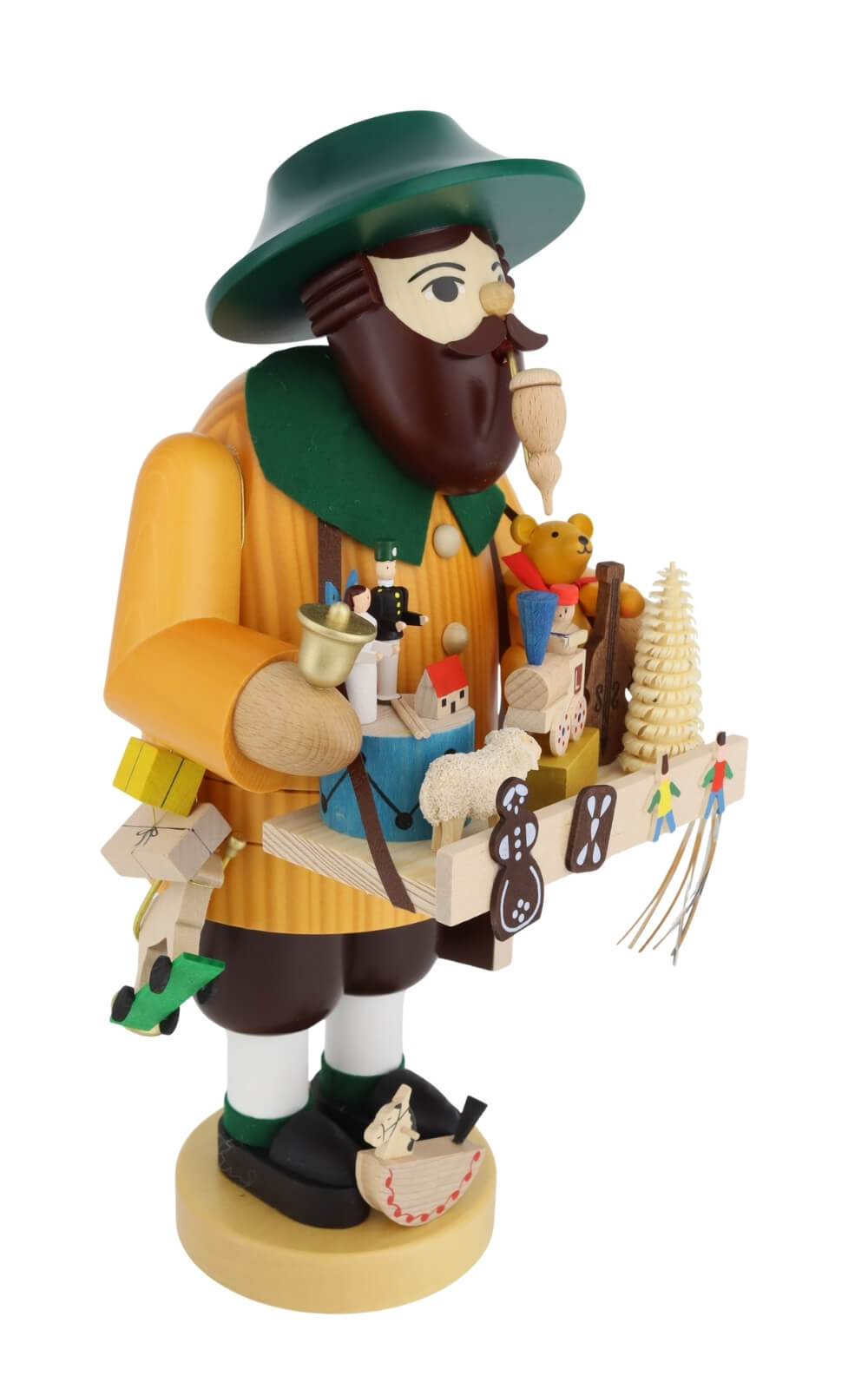 Smoking Man Toy Dealer, 36 cm / 14 inch by Richard Glässer