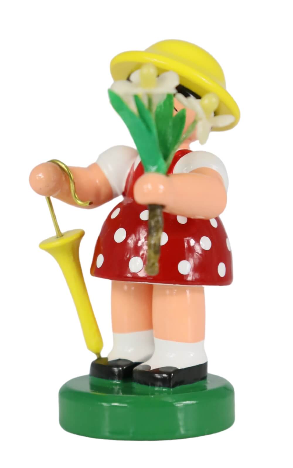 Miniature flower girl, red/yellow by Figurenland Uhlig GmbH_3