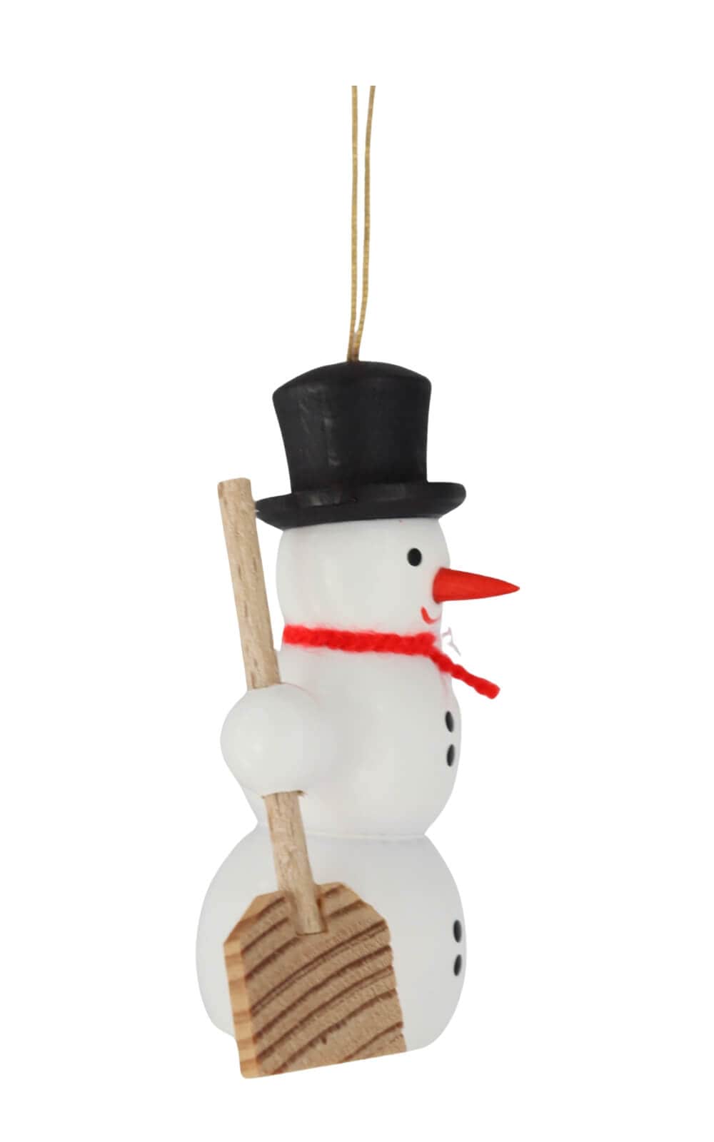 Snowman Tree Ornament with Shovel, 6 cm/2.36 in by SEIFFEN.COM_3