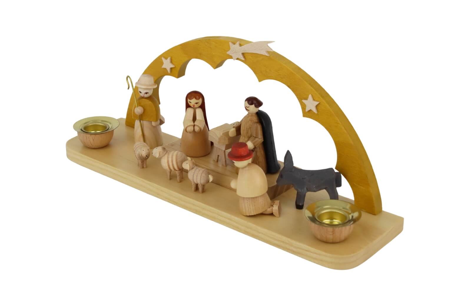 Candle holder Holy Family, 20 cm / 7,8 inch by Richard Glässer_2