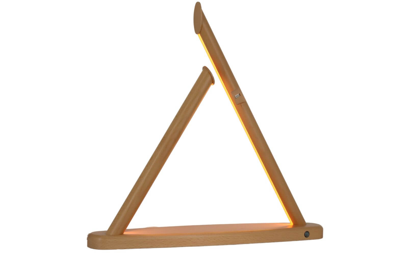 Modern LED light triangle unassembled, nature by Müller Kleinkunst_3