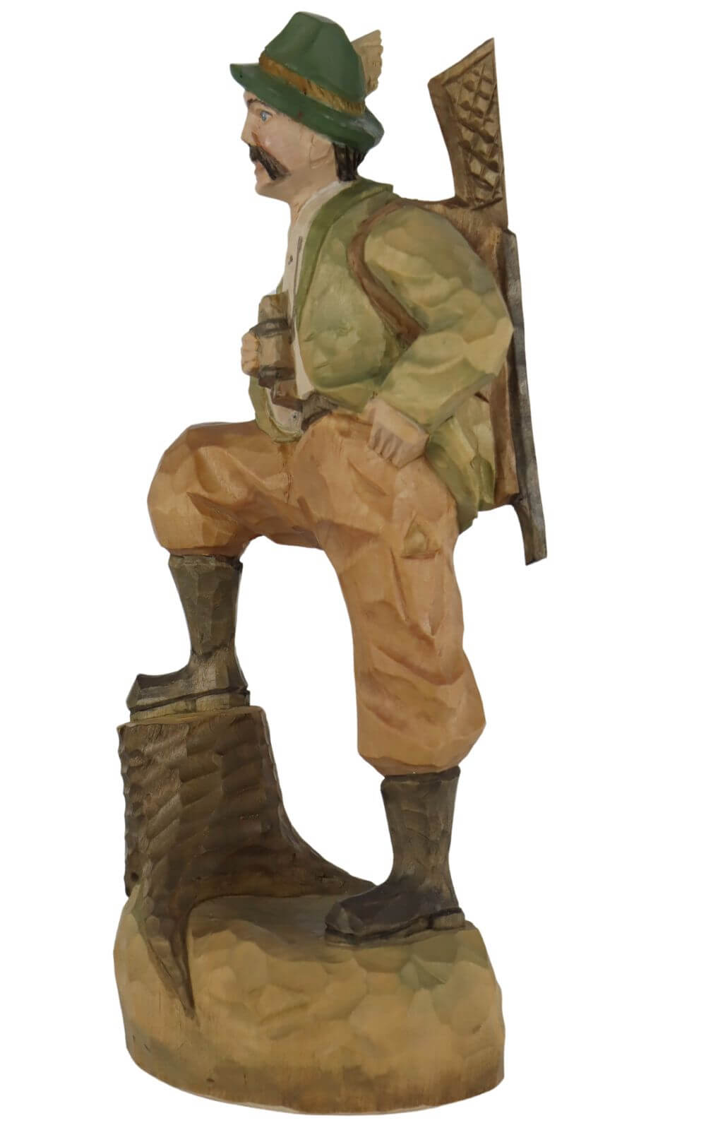 Forester, 20 cm, carved and colored by Schnitzkunst aus dem Erzgebirge_1