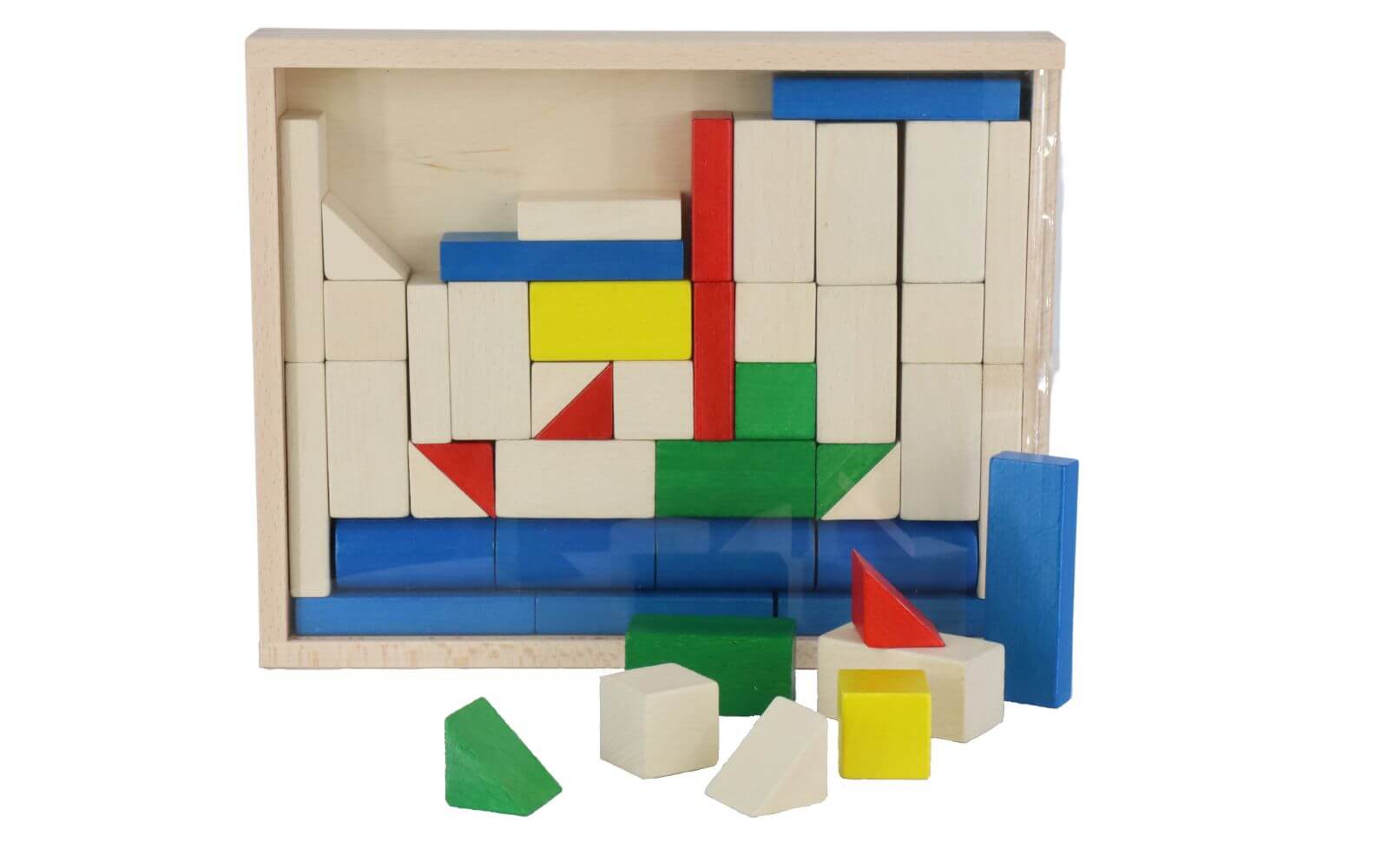 Building set ship with 47 building blocks, colored by Ebert GmbH_2