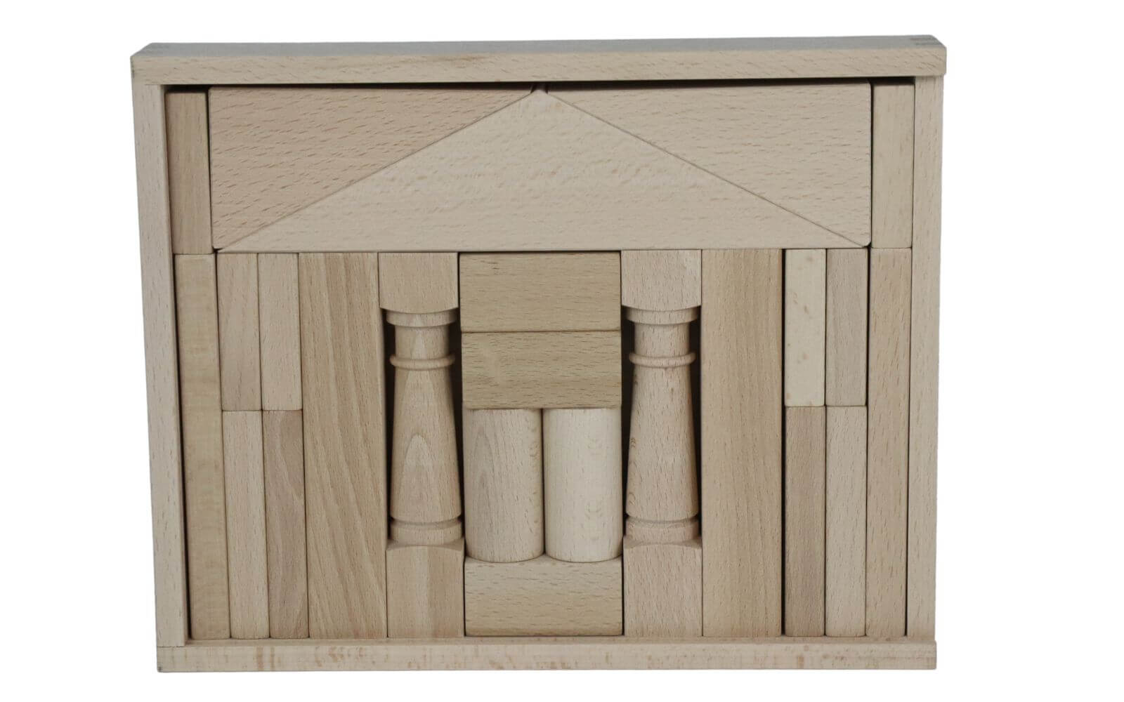 Building set Domizil 1, natural with 24 building blocks by Ebert GmbH_1