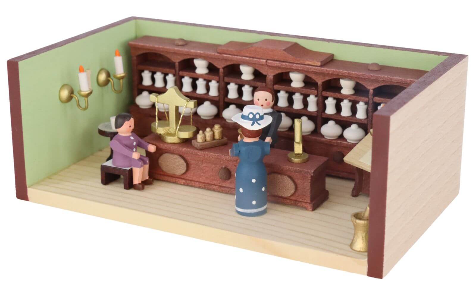 Miniature parlor pharmacy pharmacist by Gunter Flath_1