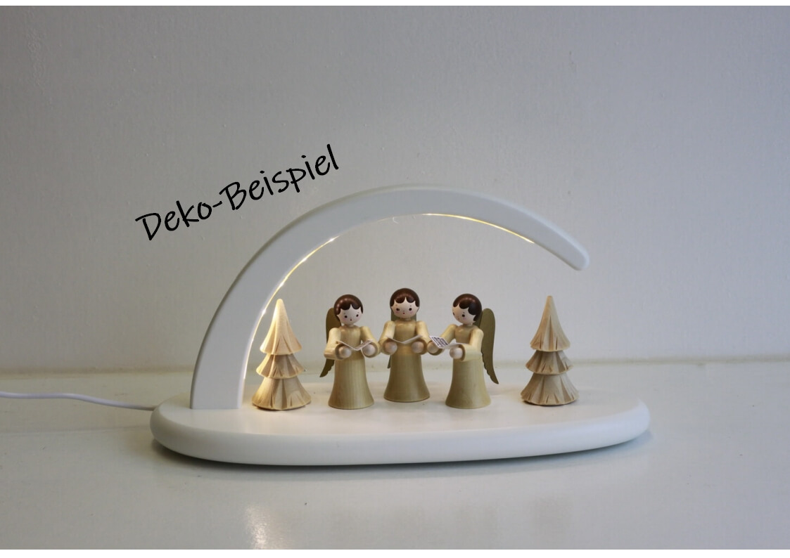 LED candle arch in white without fittings by Seiffener Volkskunst eG_3