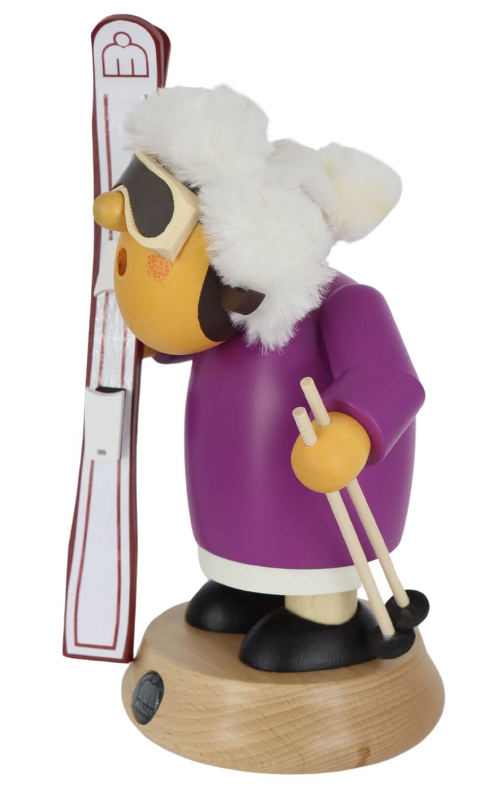 Smoking man Müllerchen® skier by Müller Kleinkunst_3