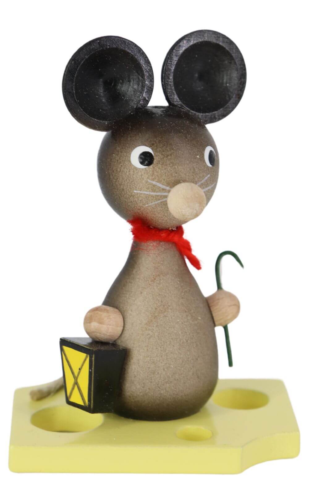 Miniature mouse child with lantern, 7 cm, colored by Ralf Zenker