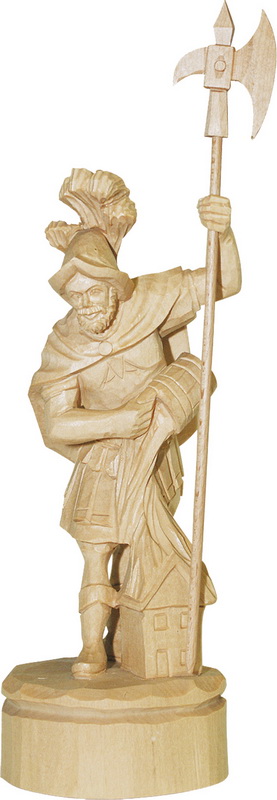 Saint Florian, carved, nature by Schnitzkunst aus dem Erzgebirge_Bild2