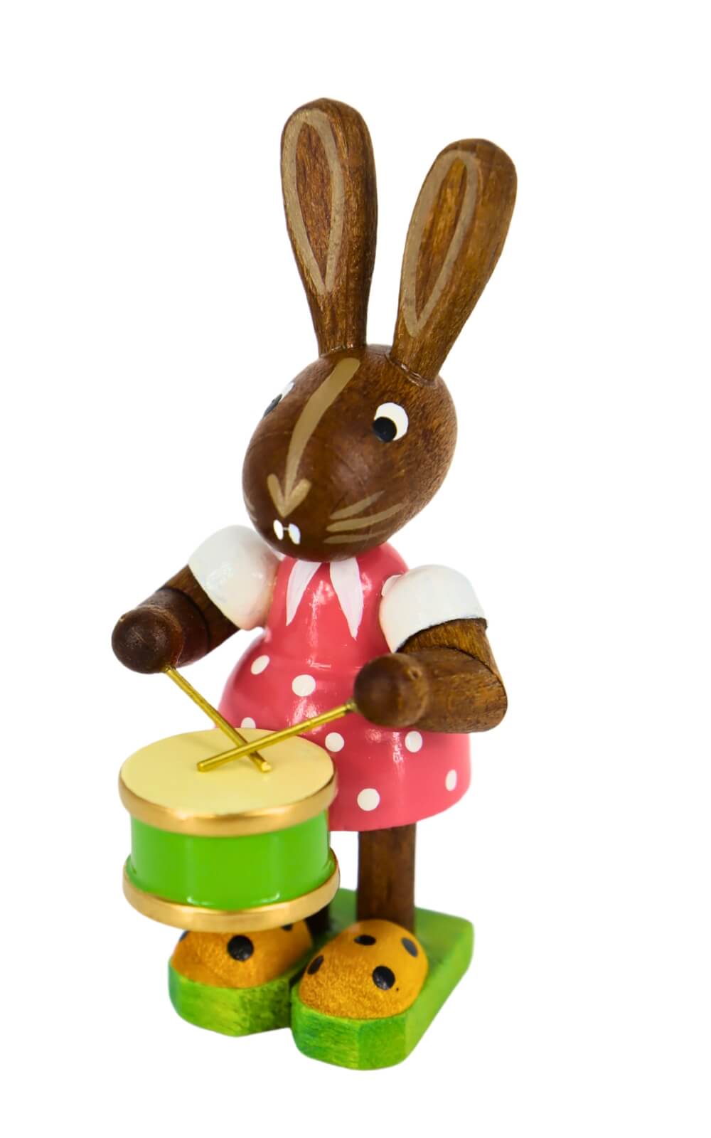 Easter Bunny - Girl with drum by Figurenland Uhlig GmbH - Germany_1