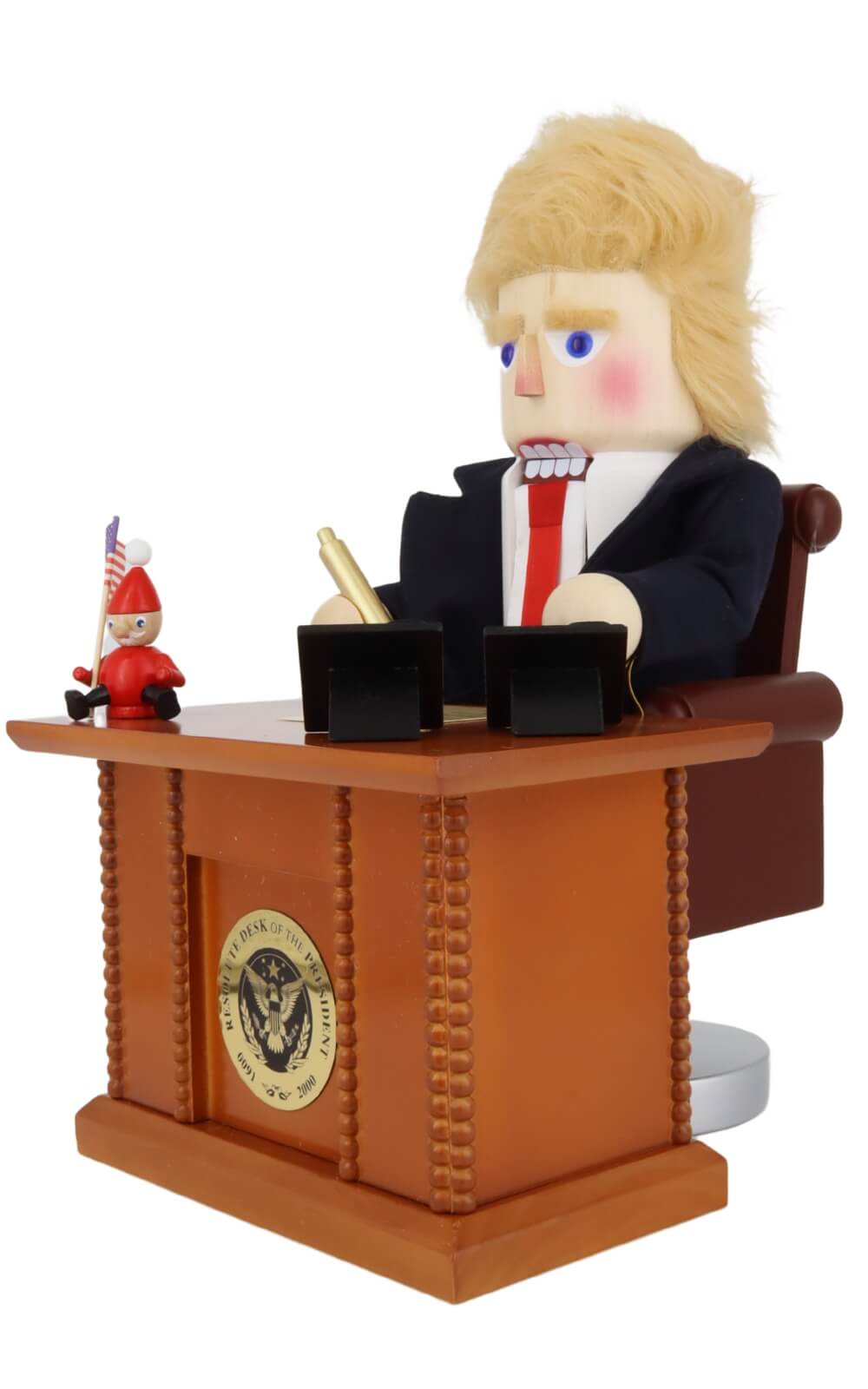 Nutcracker The Resolute Desk of the President Trump – President at the Oval Office by Steinbach_2