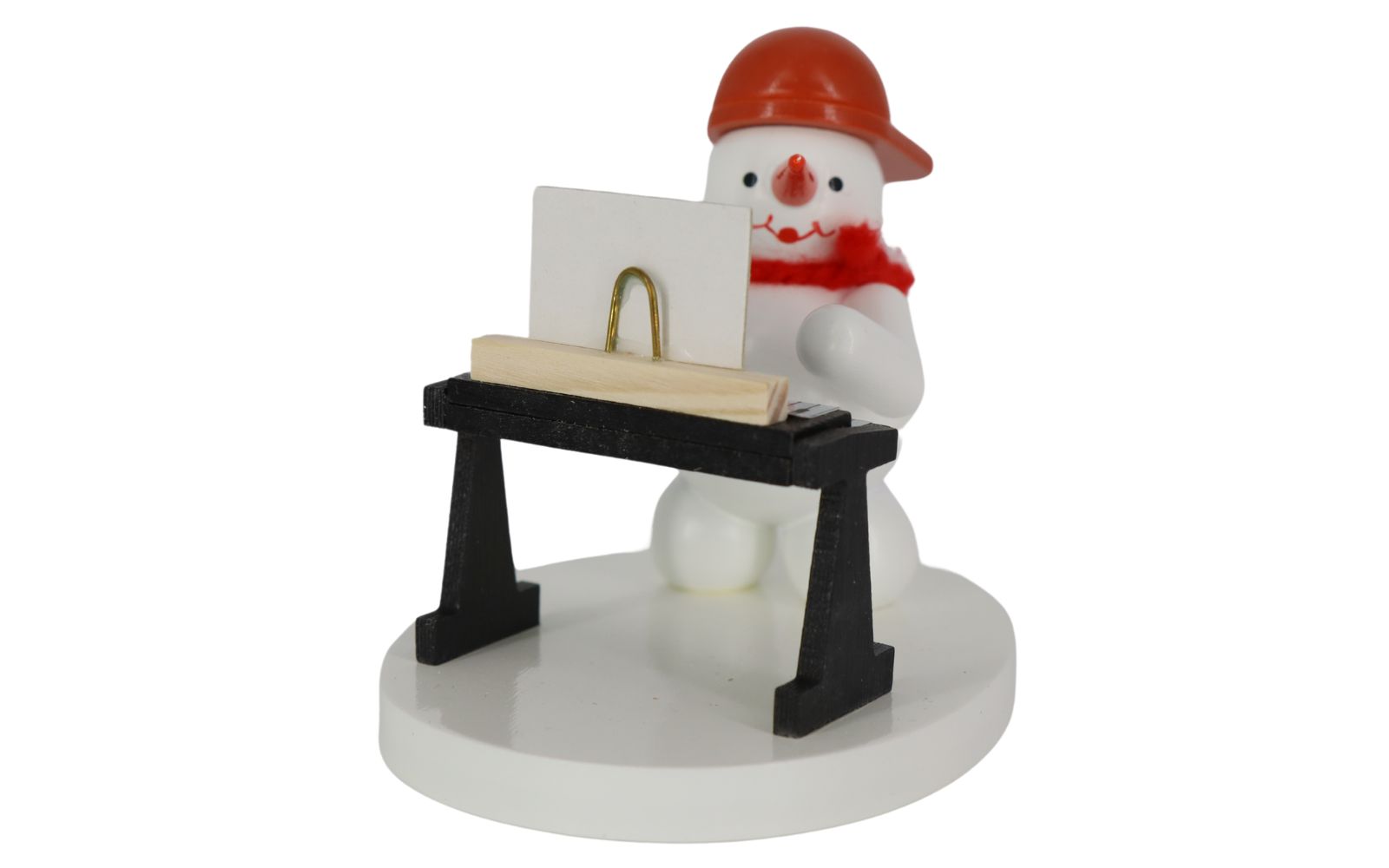 Miniature snowman with keyboard, colored, 8 cm by Ralf Zenker_3