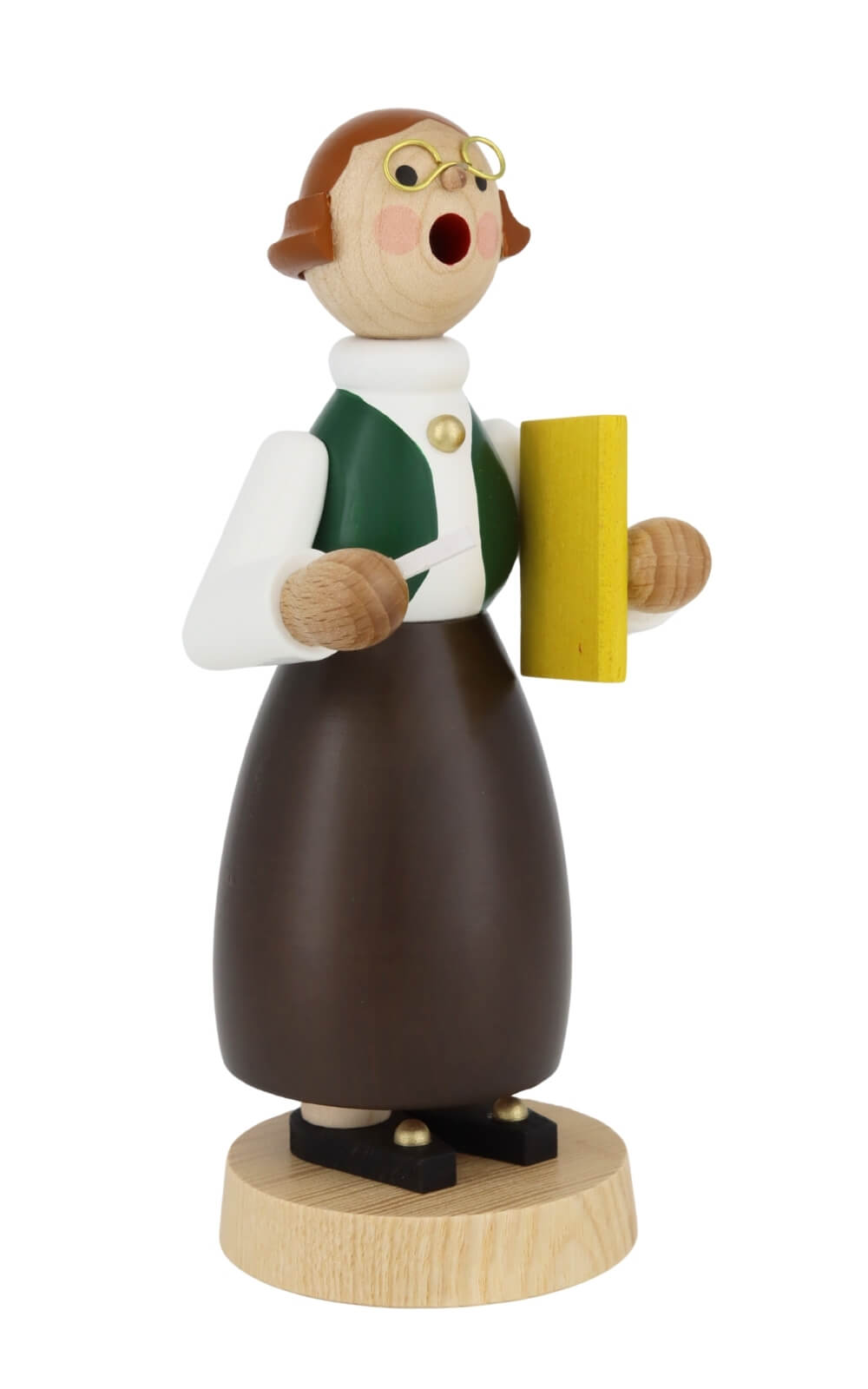Smoking Man Teacher, 16 cm / 6,3 inch by Richard Glässer_3