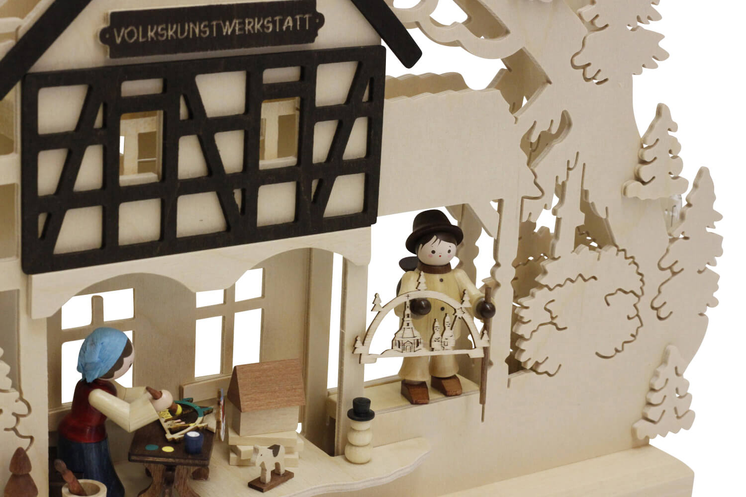 Candle arch folk art workshop, 42 cm by Romy Thiel_picture4