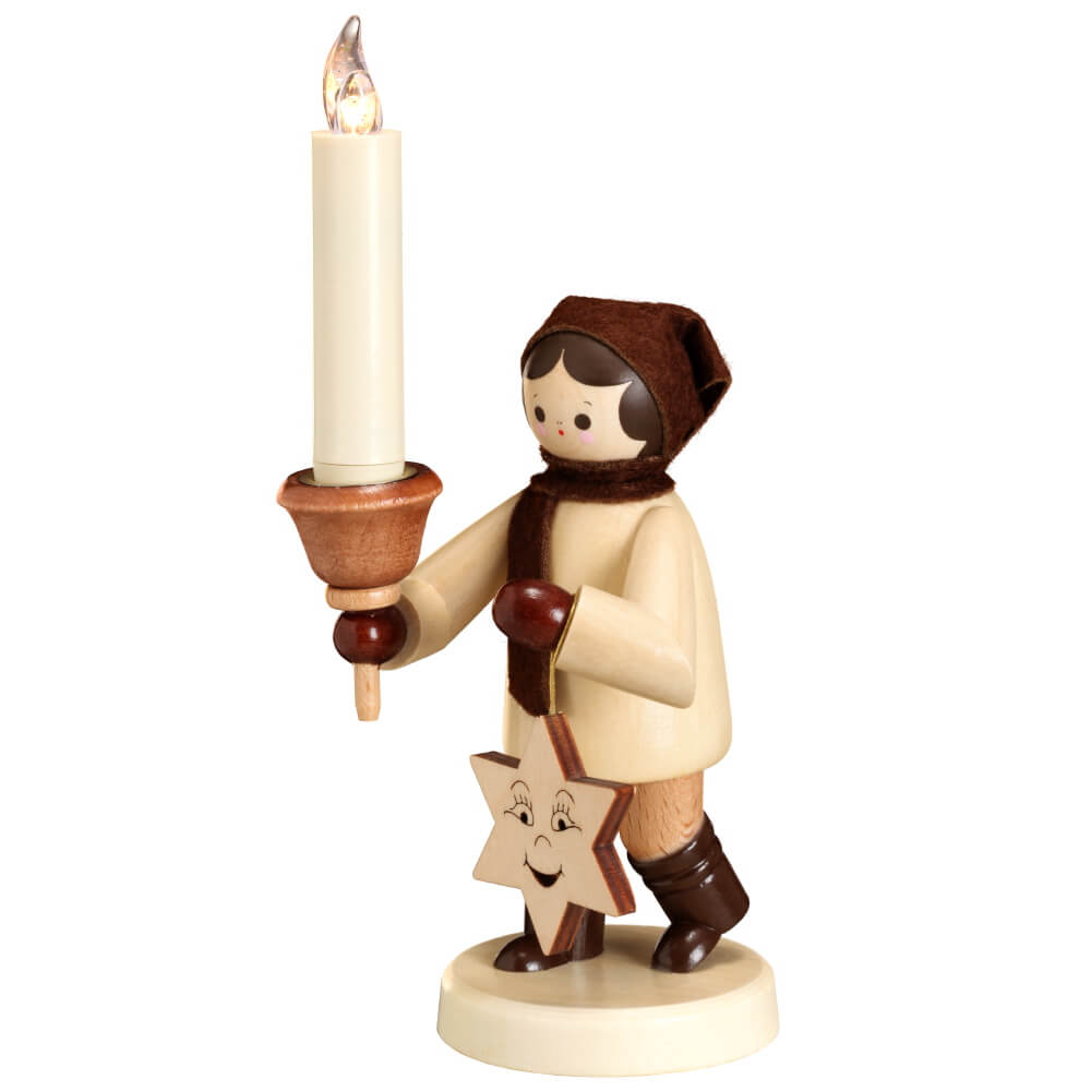 Miniature lantern child with star and Lumix candle by Romy Thiel_2