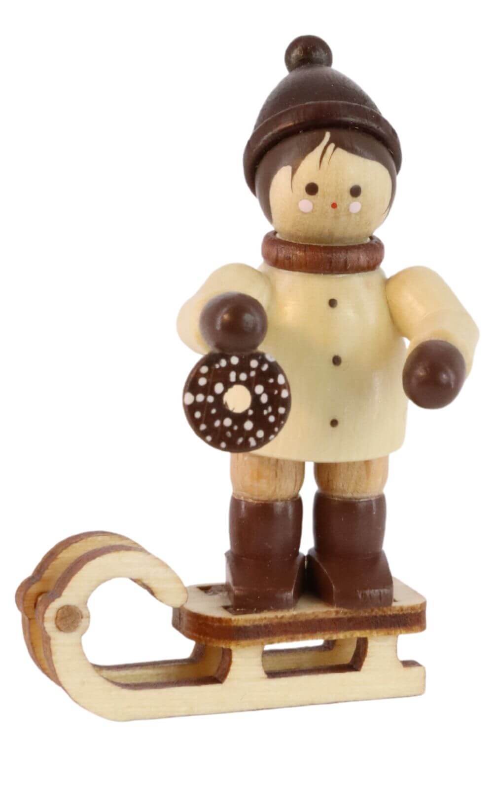 Winter child with tit dumpling, mini by Romy Thiel
