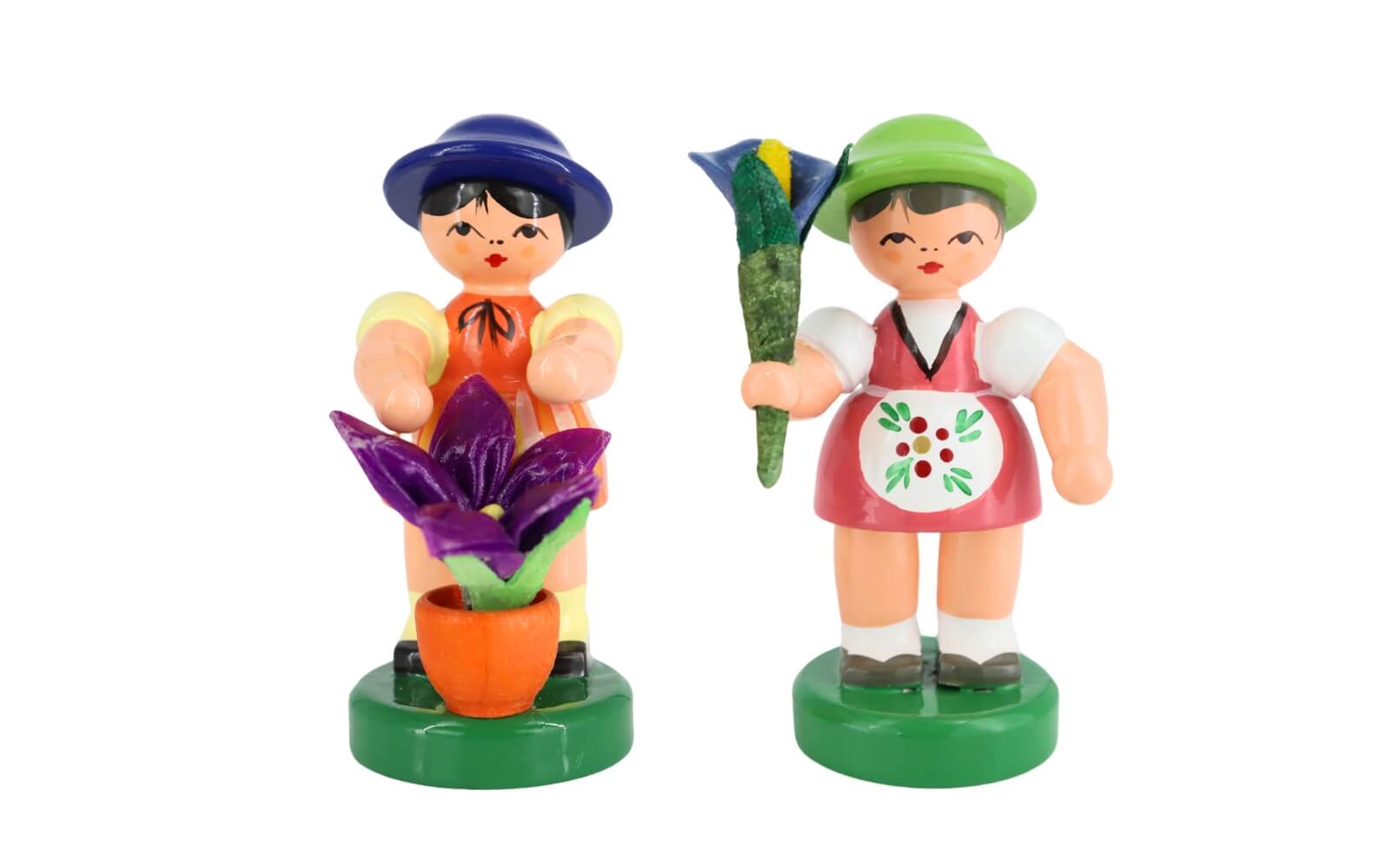 Miniatures flower girls, 5 pieces hand-painted by Figurenland Uhlig GmbH_3