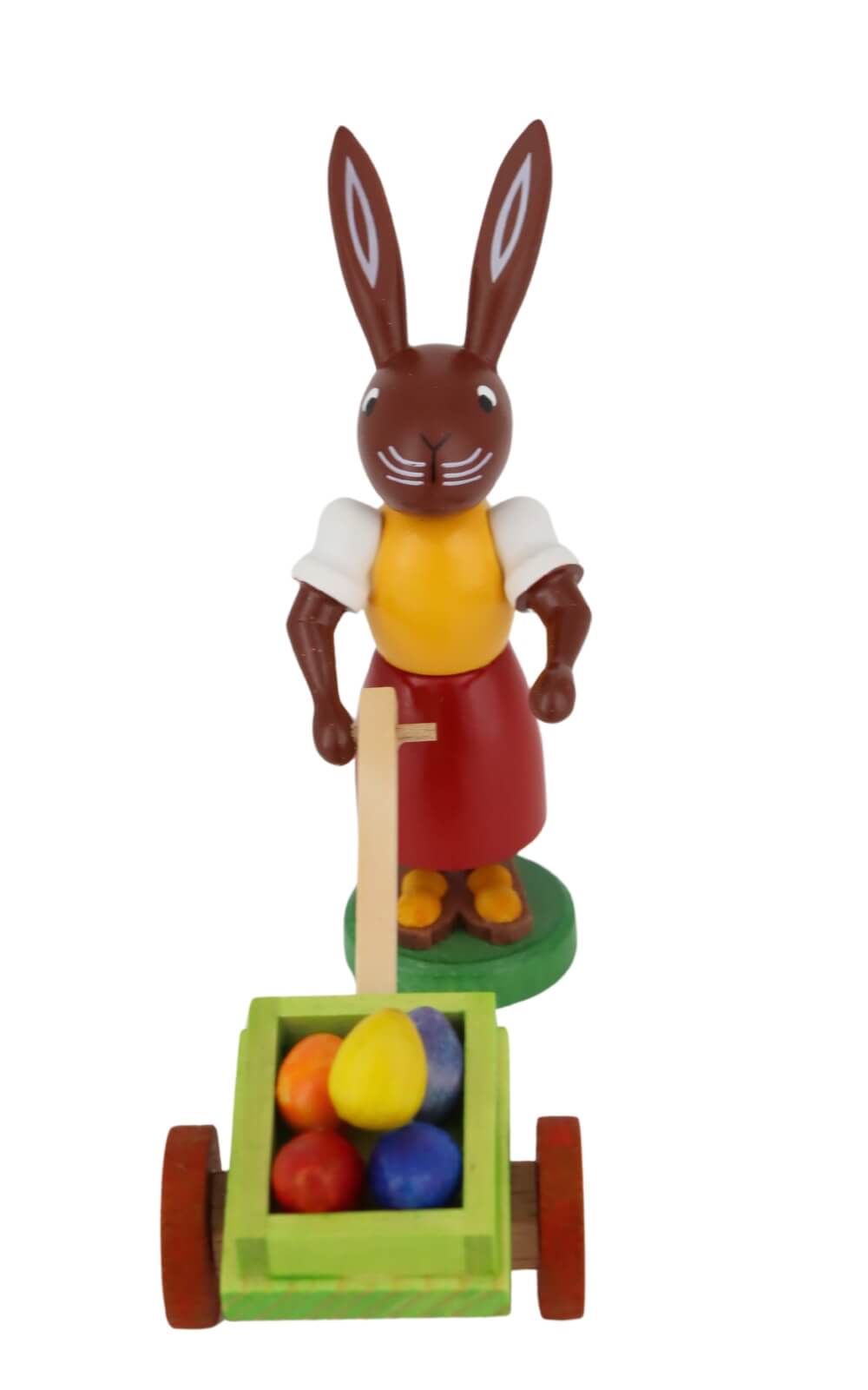 Easter bunny with egg cart, 9 cm by Thomas Preißler_1