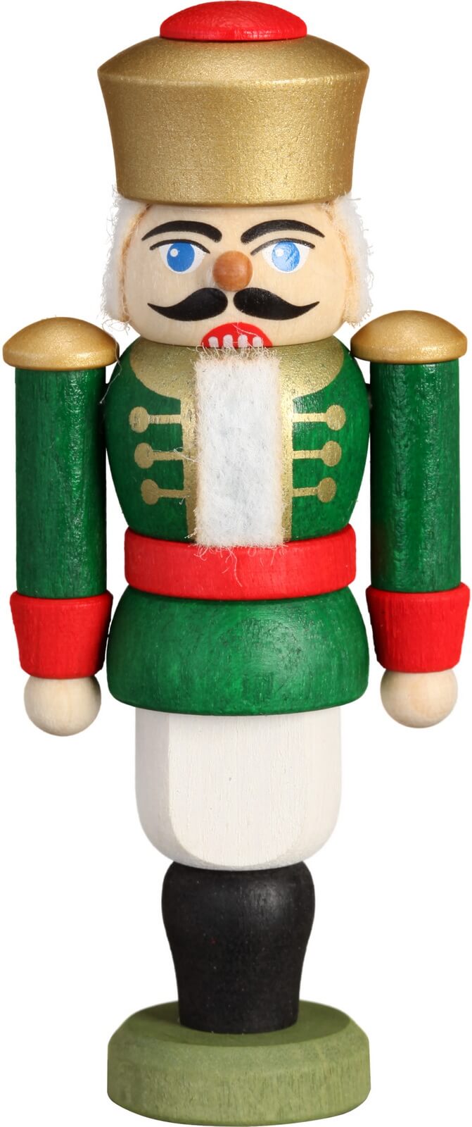 Nutcracker King, 9 cm by Seiffener Volkskunst eG