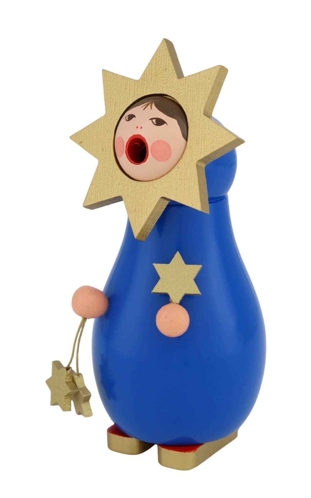 Smoking man star, 11 cm by Richard Glässer