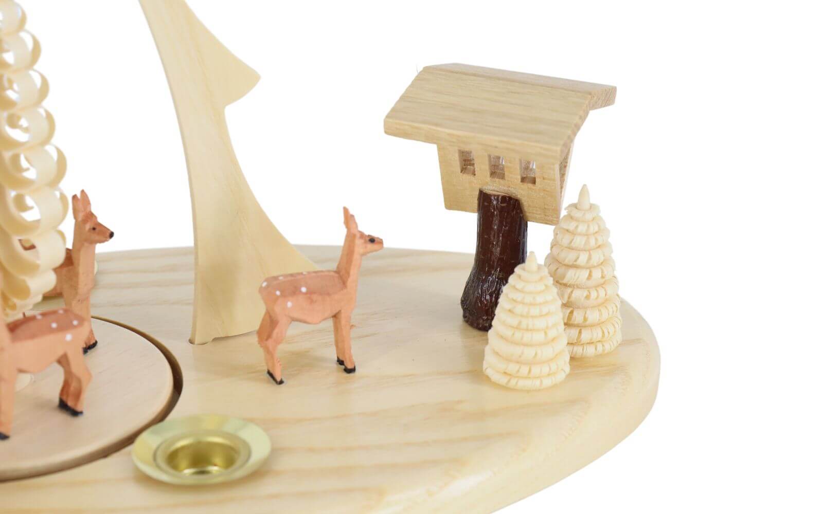 Christmas pyramid with forest motif, natural, 23 cm by Ralf Zenker_2