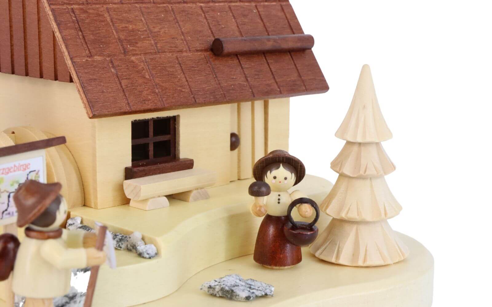 Smokehouse - Ore Mountain House with water wheel by Romy Thiel_2