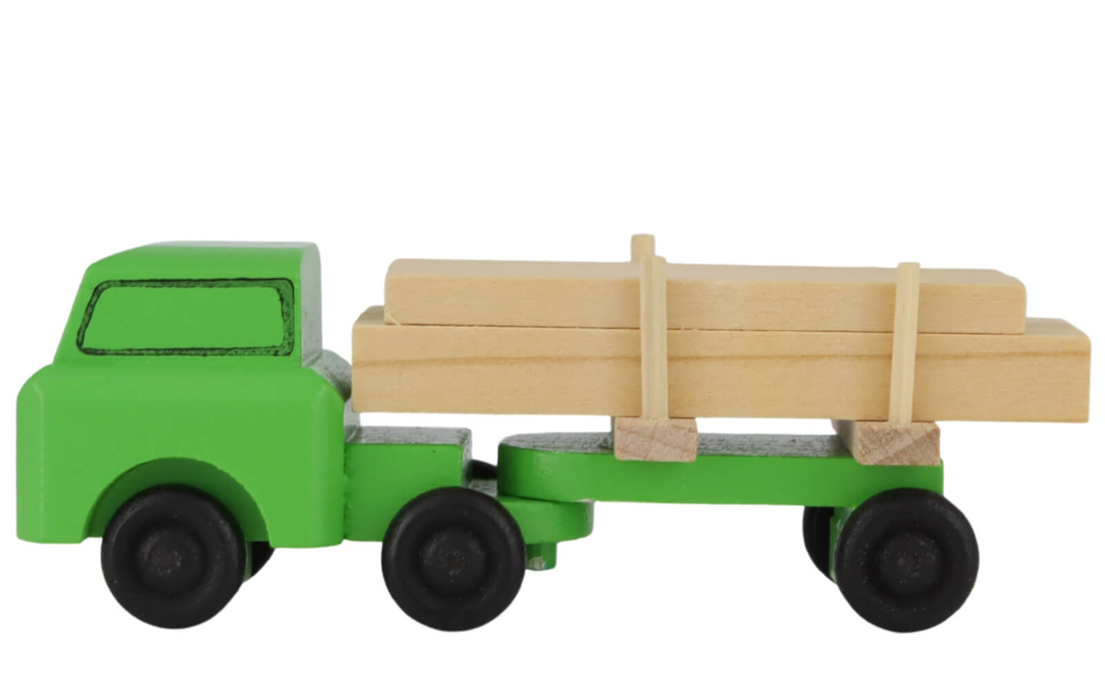 Wooden toy truck lumber, colored, 8 cm by Robbi Weber_1